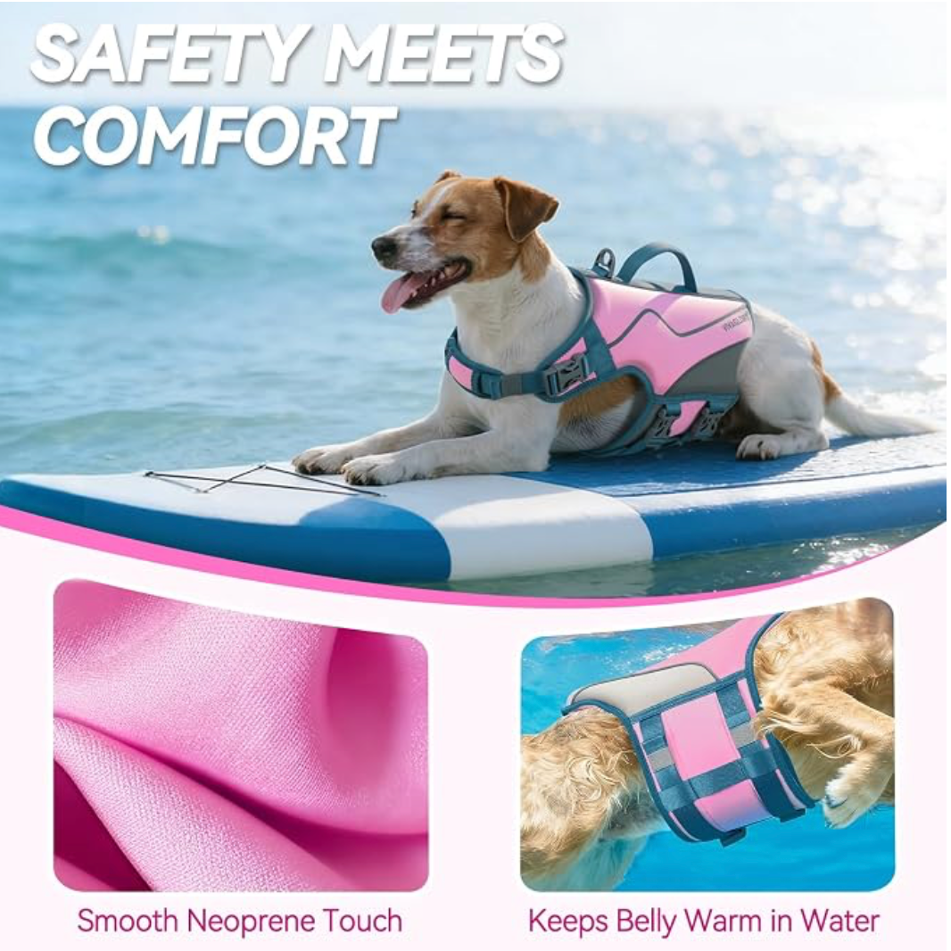Gilet de sauvetage pour chien – Gilet de flottaison haute performance pour des aventures aquatiques en toute sécurité
